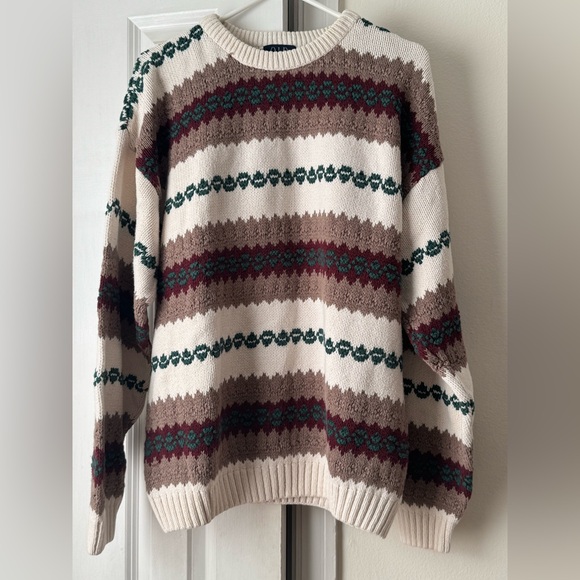 Old Glory Vintage Sweater 100% cotton Knit Mens Size XL - Picture 1 of 14